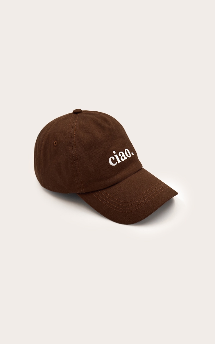Casquette de baseball avec slogan chocolat image 2