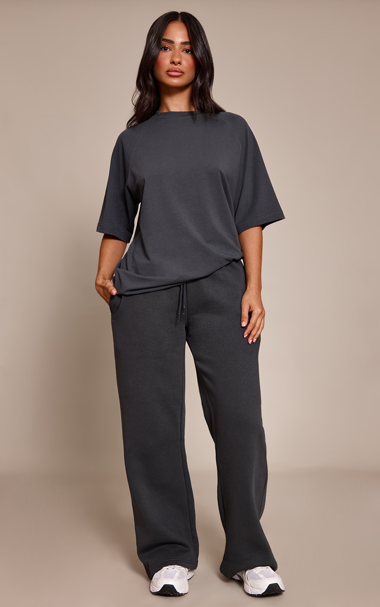 Petite Charcoal Oversized T-shirt image 3
