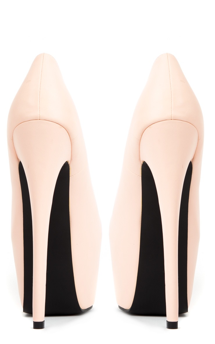 Ami Baby Pink Stiletto Heels PrettyLittleThing