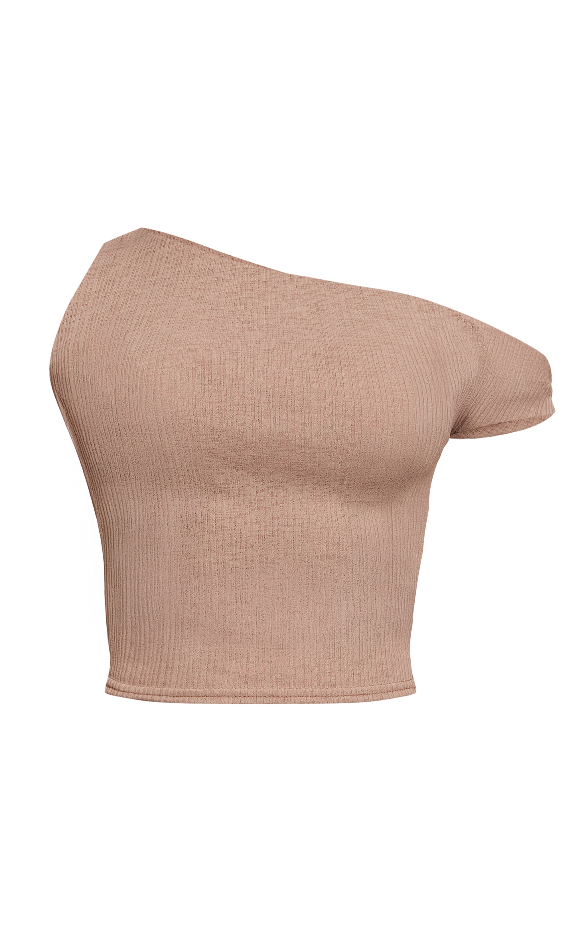 Petite Taupe Sheer Textured Flowy Vest Top image 5