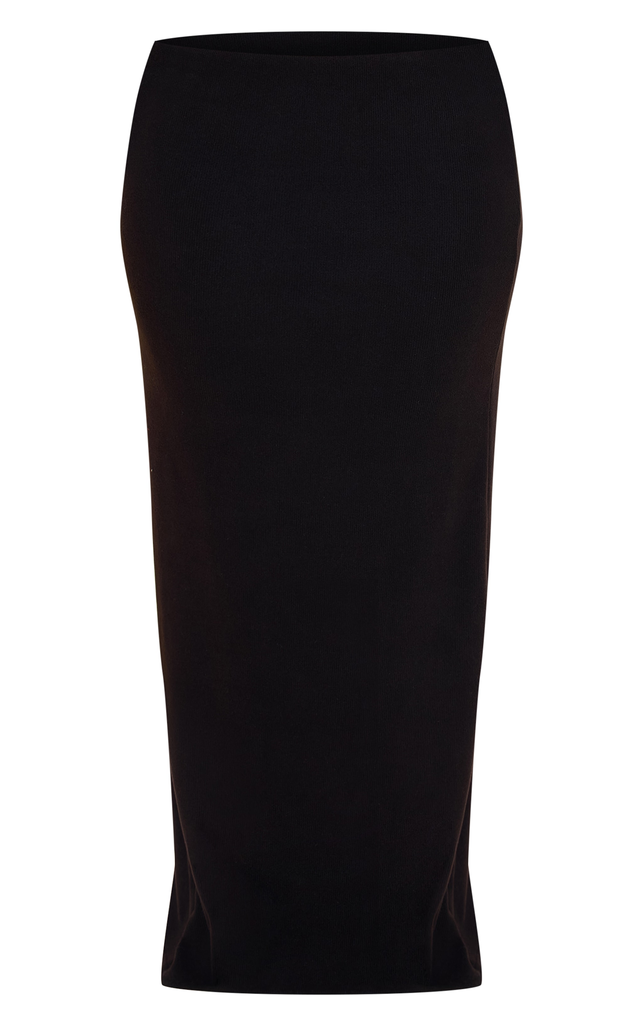 Shape Black Micro Rib Maxi Skirt image 5