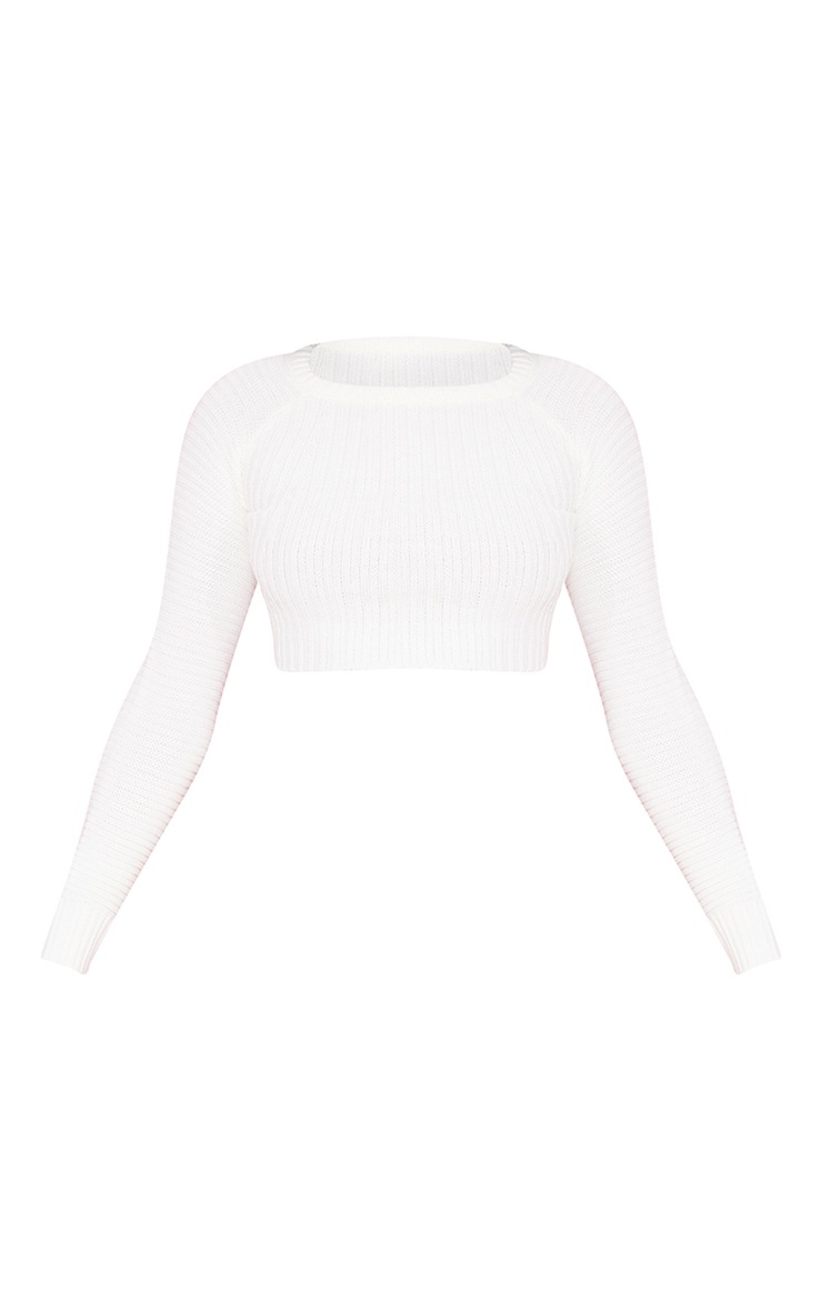 White crop sweater Clearance