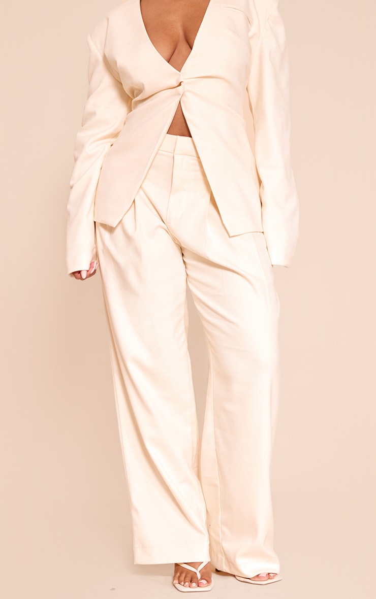 Shape Butter Cream Tailored High Waisted Straight Leg Pants'  image 2