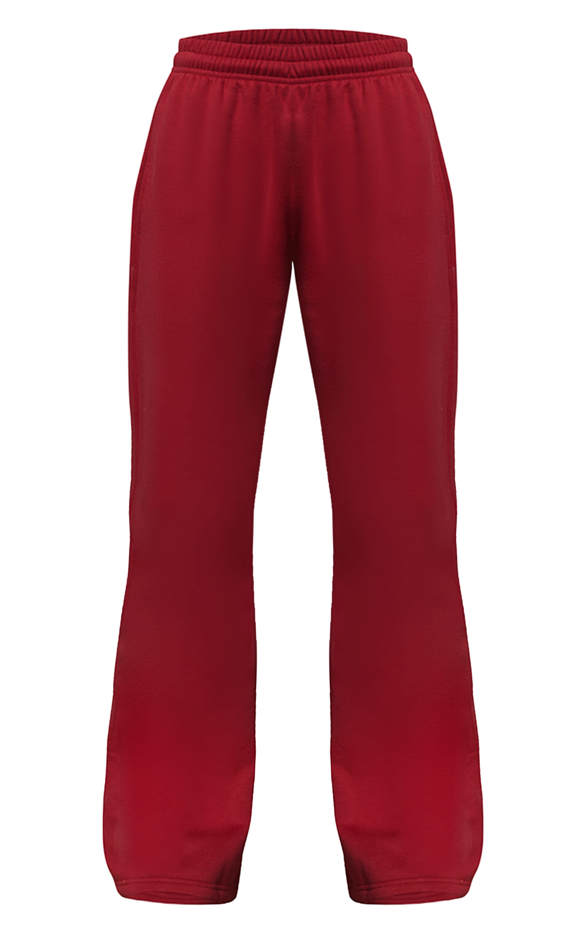 Jogging droit en sweat rouge imprimé "PrettyLittlething" image 5