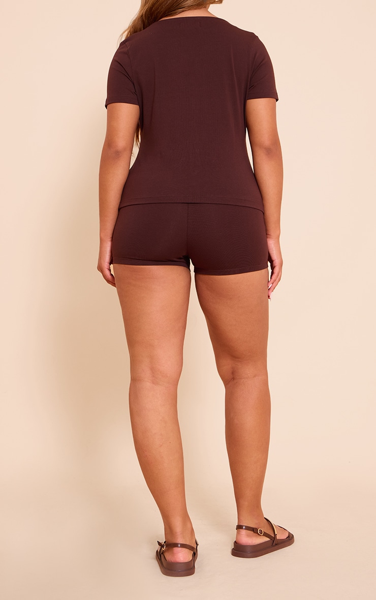 Shape Chocolate High Waisted Shorts image 3