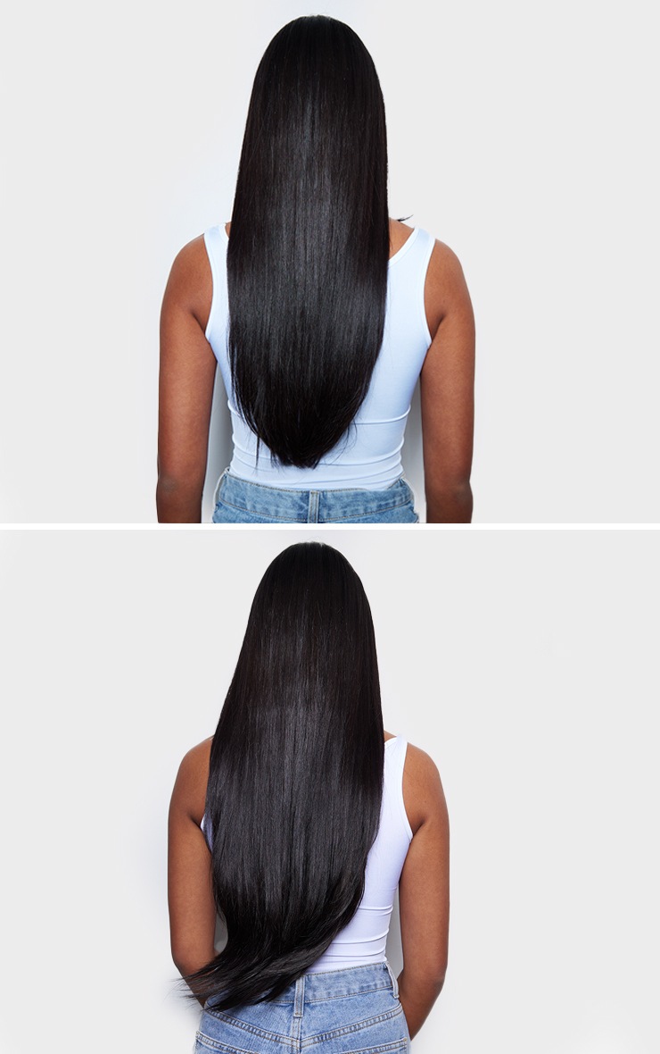Lullabellz Thick Hair Extensions Natural Black PrettyLittleThing