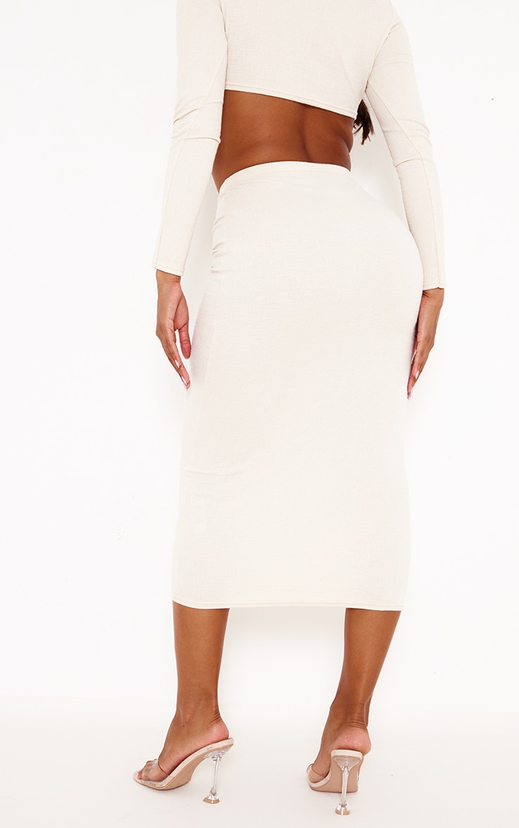 Shape Stone Textured Midaxi Skirt image 3