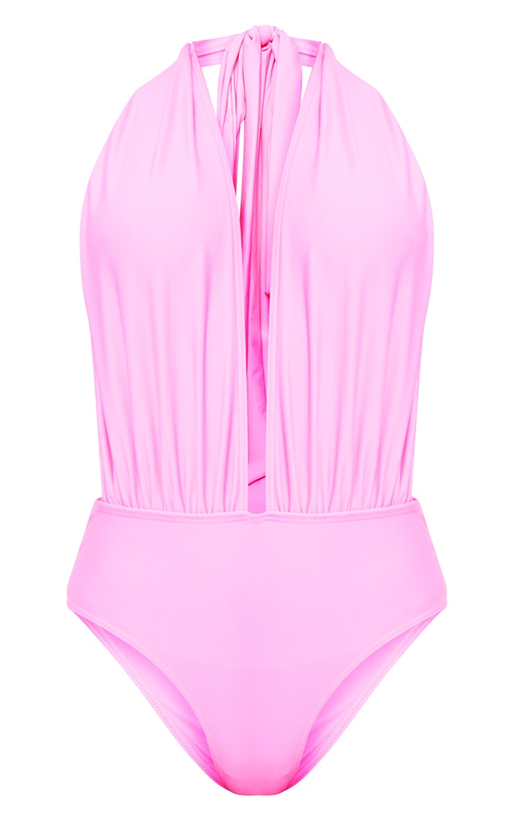 Pink multiway swimsuit clearance