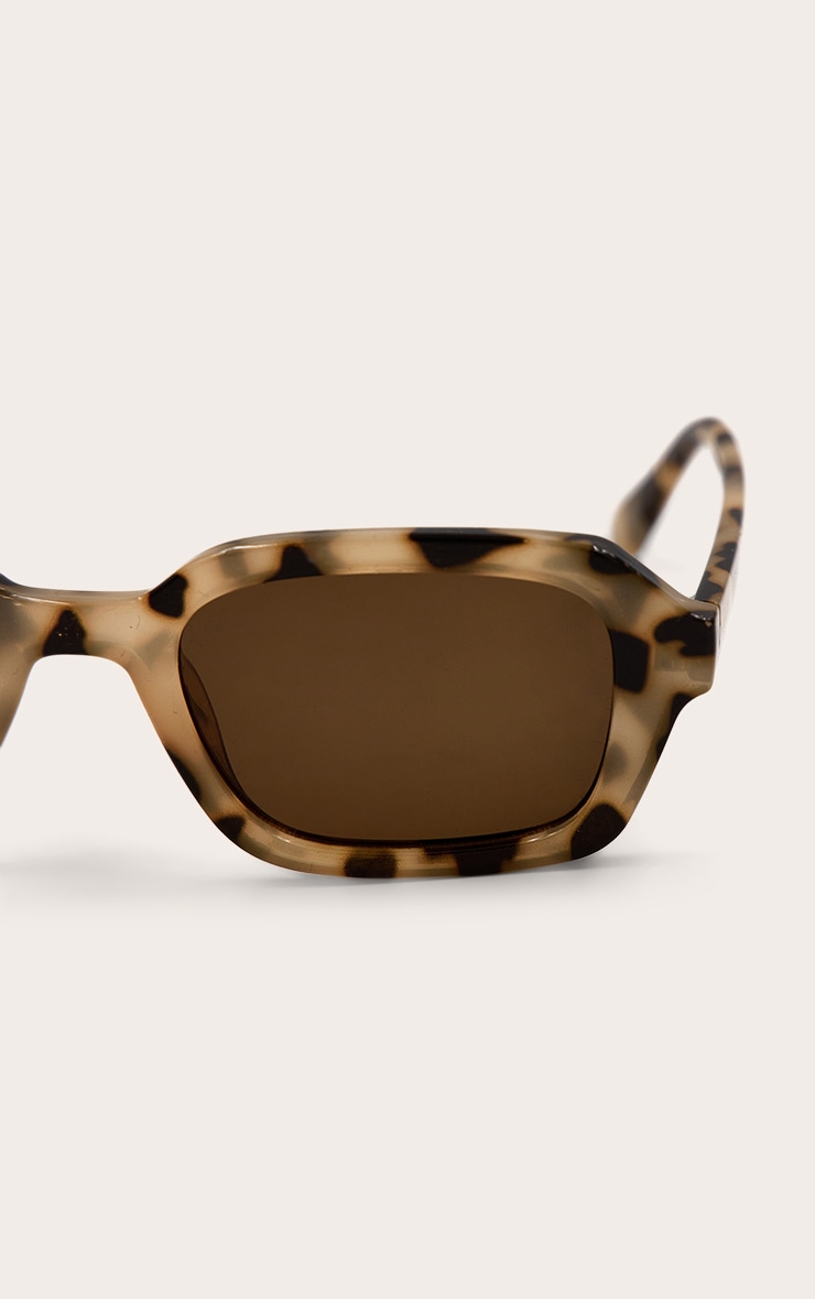 Brown Tort Brown Lens Square Frame Sunglasses image 4