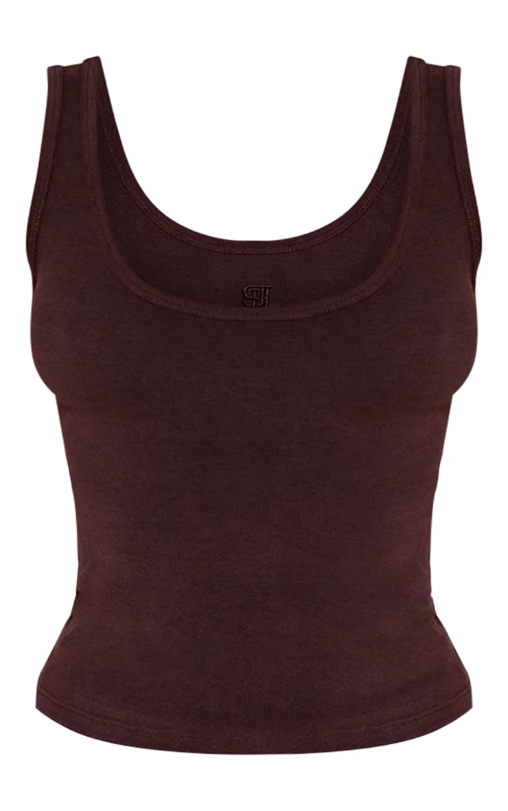 Petite PLT Chocolate Soft Cotton Vest Top image 5