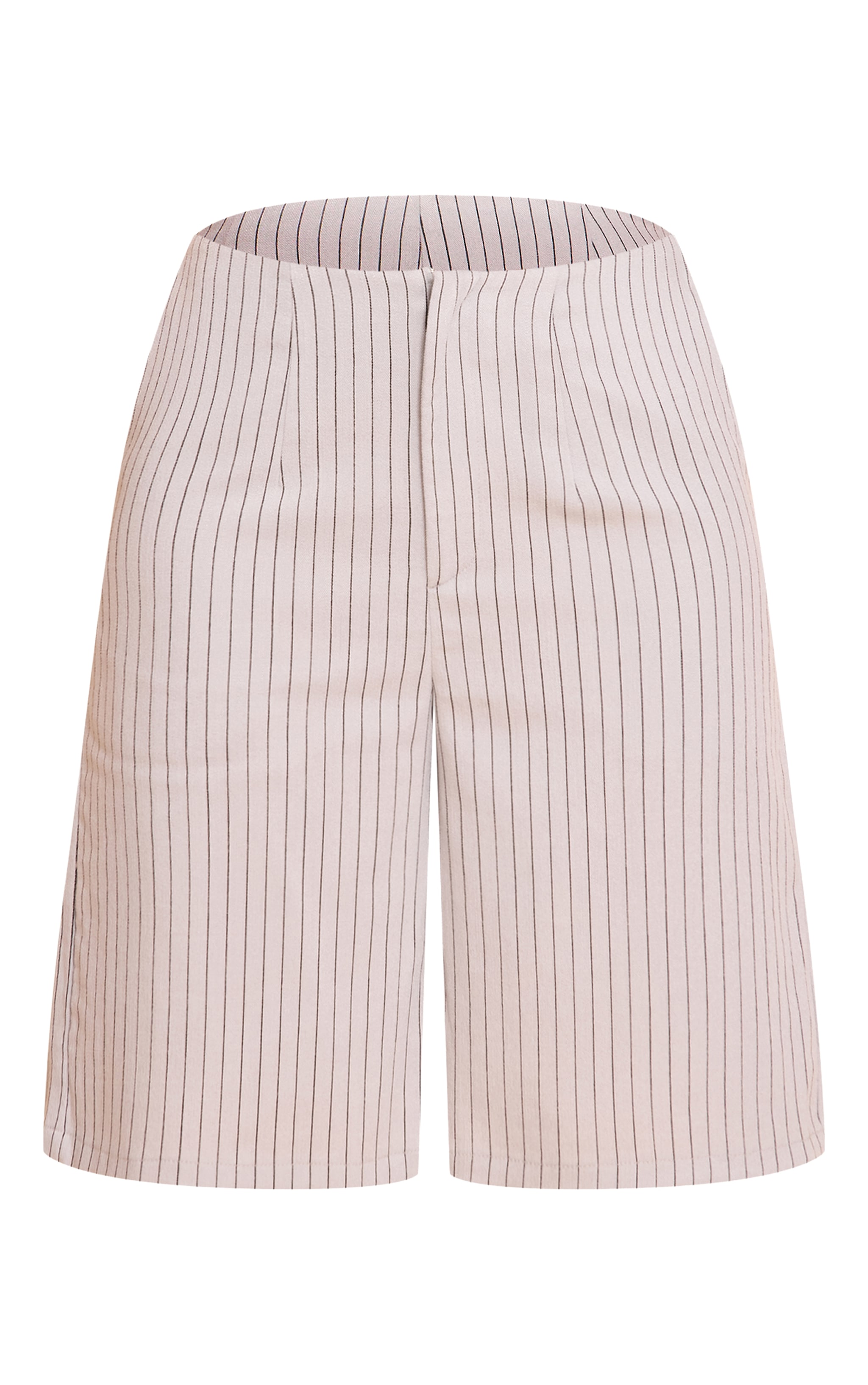 Blue Pinstripe Lightweight Longline Shorts image 6