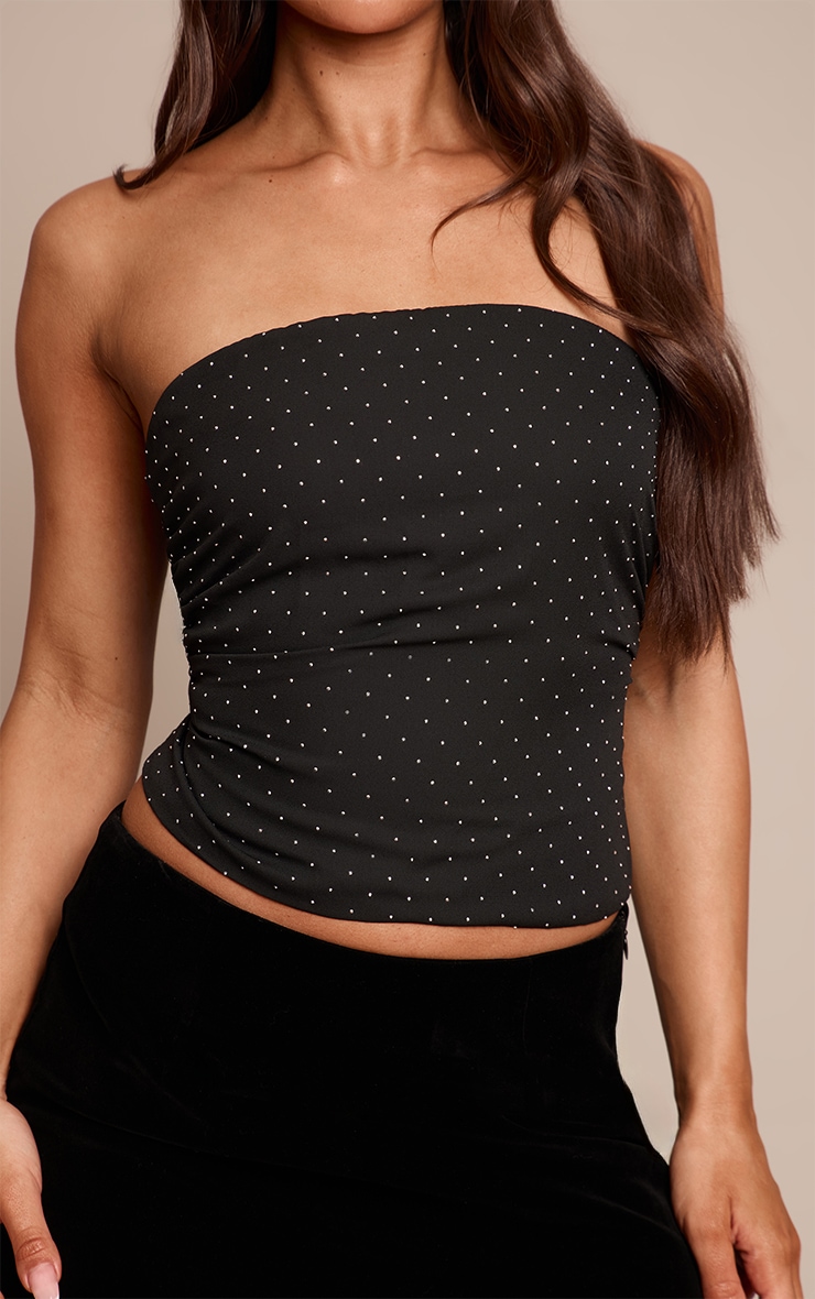 Black Diamante Corset  image 4