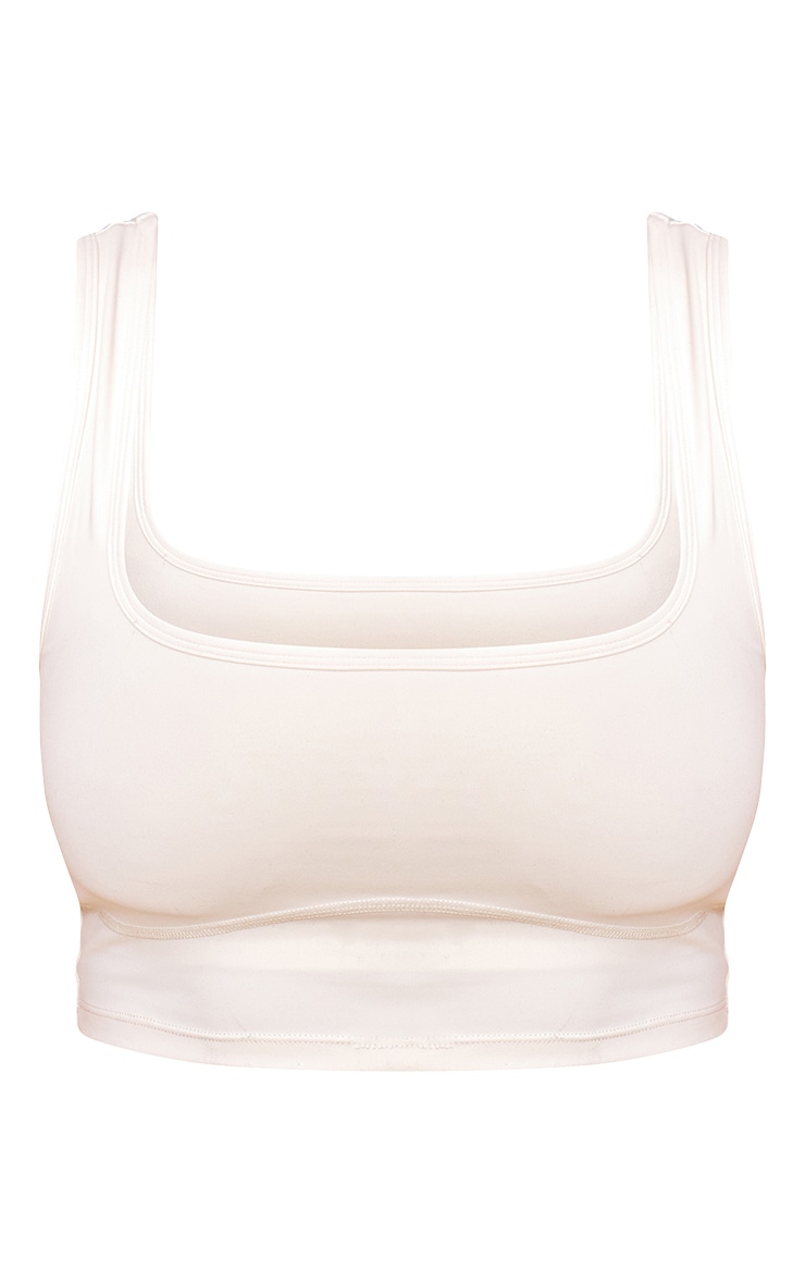 Shape Butter Cream Active Sculpt Square Neck Cupped Sports Bra image 5