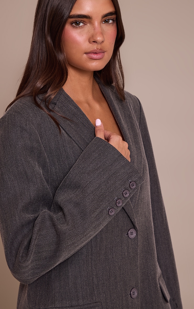 Charcoal Boyfriend Premium Blazer image 4
