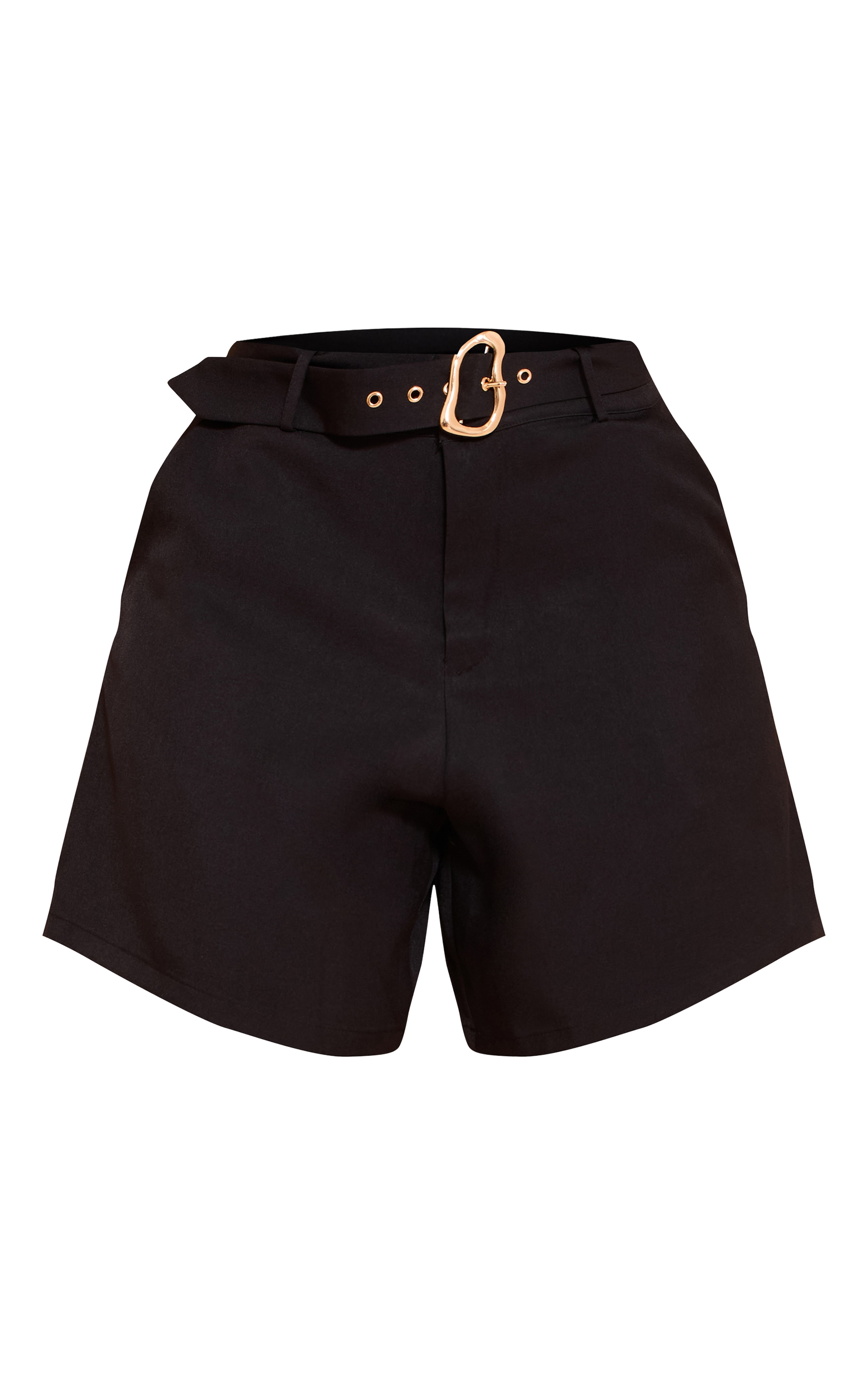Shape Black Gold Wave Trim Tailored Jorts image 6