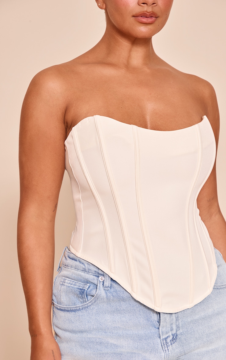 Shape CREAM BANDEAU LONGLINE CORSET TOP image 4