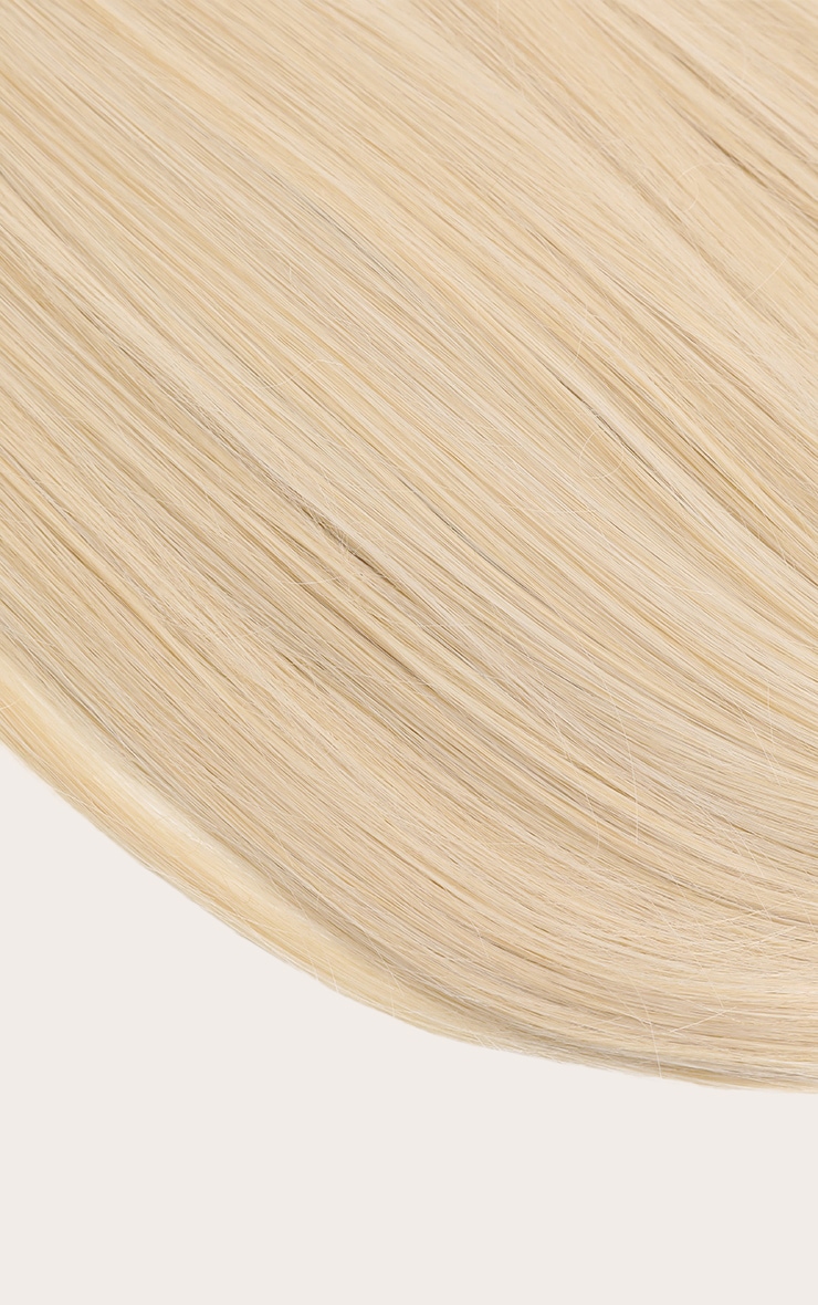 LullaBellz 22" 5 Piece Straight Clip In Hair Extensions Light Blonde image 6