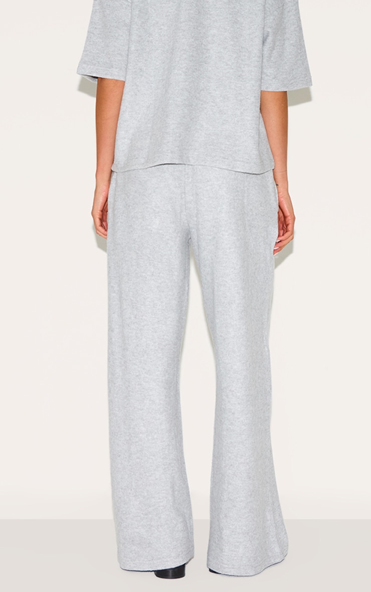 Grey Soft Touch Wide Leg Sweatpants image 3