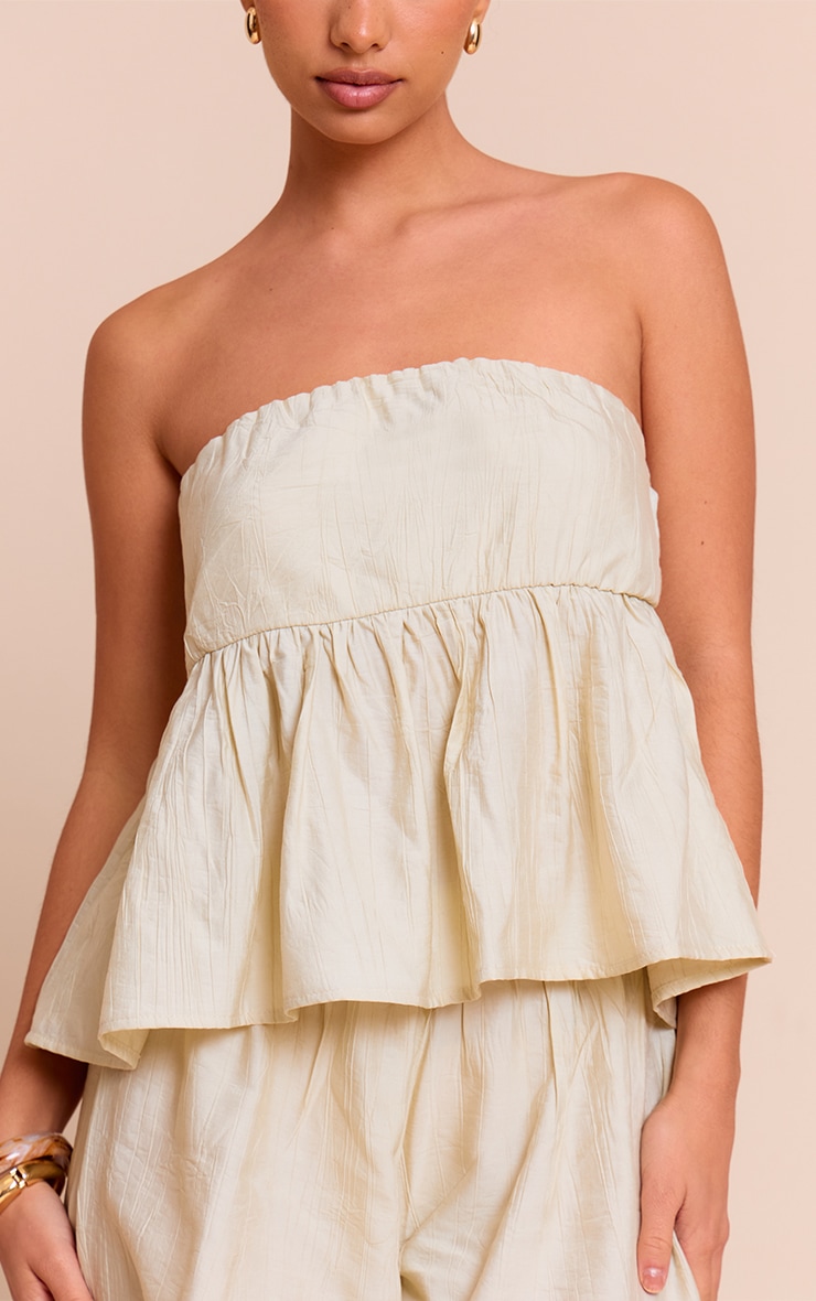 Clay Textured Long Bandeau Top image 4