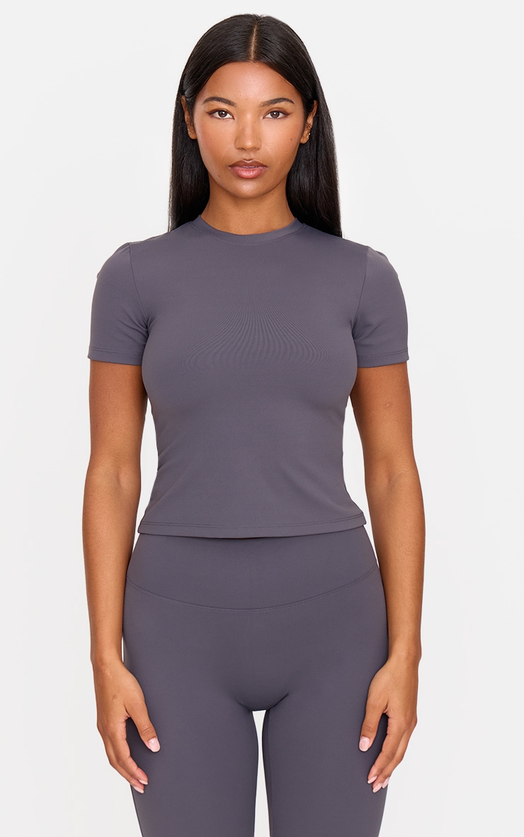 ★SCULPTOR★ My Go To Tencel Tee Charcoal SC24A242CH My Go To Tencel Tee Charcoal – Sculptor