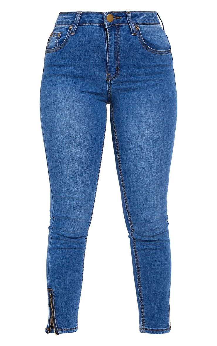 Petite Midwash Ankle Grazer Skinny Jeans image 5