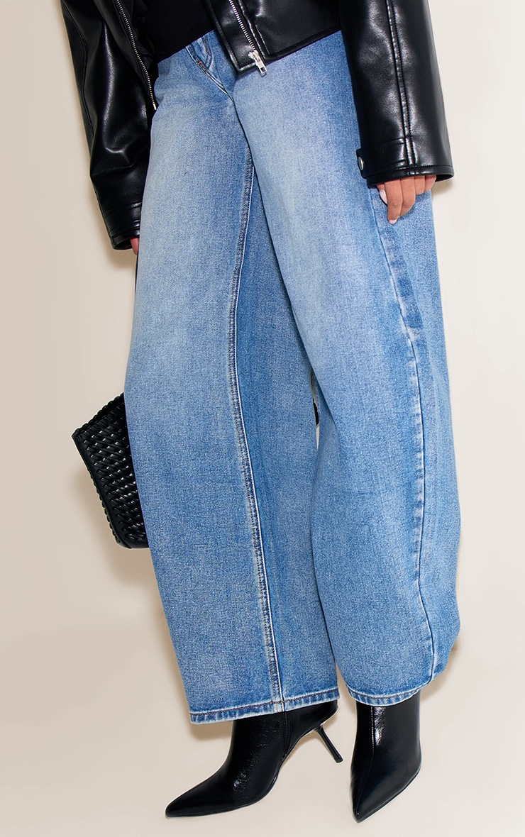 Black Crinkle PU Point Toe Stiletto Ankle Boots image 1