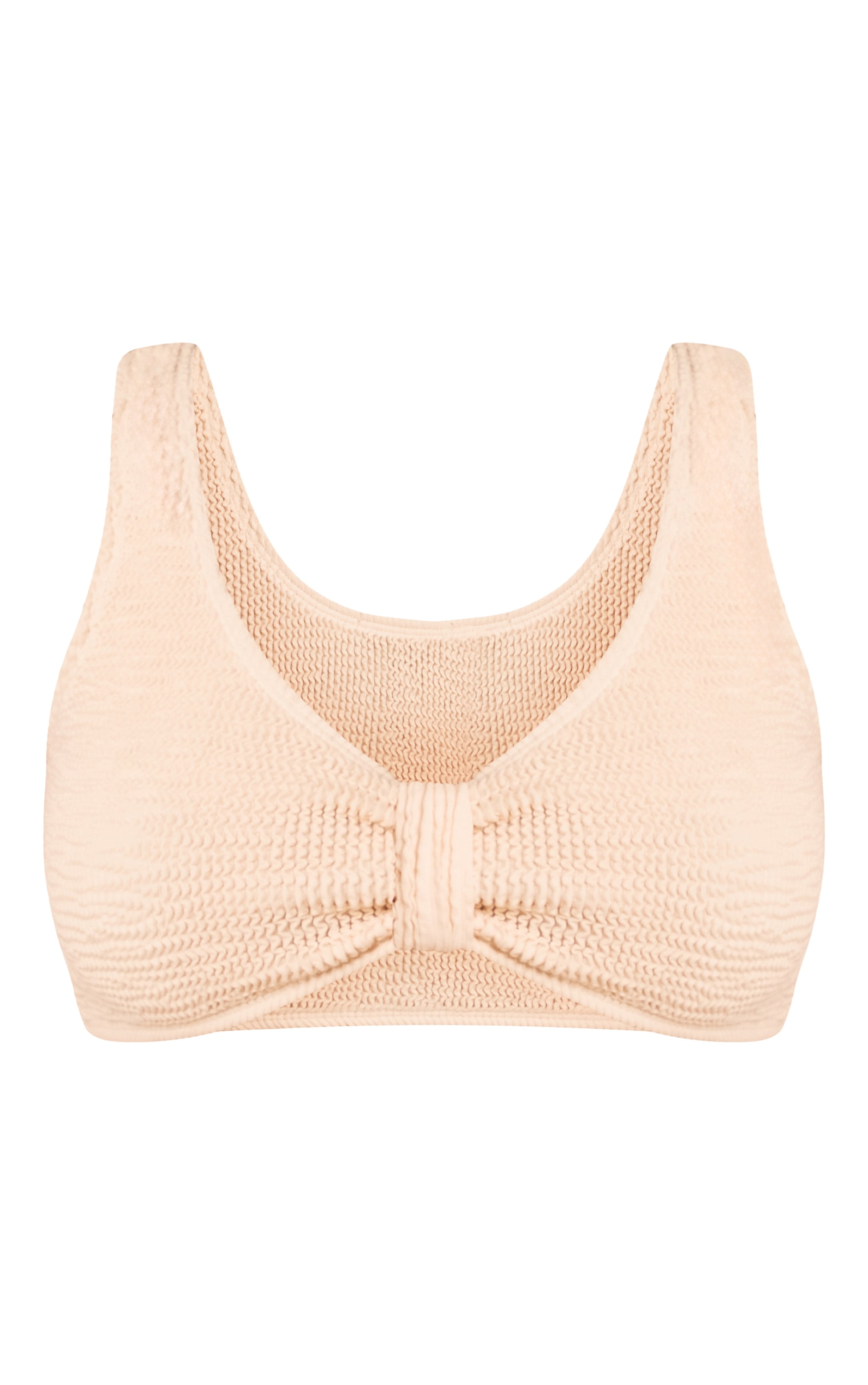 Cream Crinkle Tanga Bikini Bottoms image 5