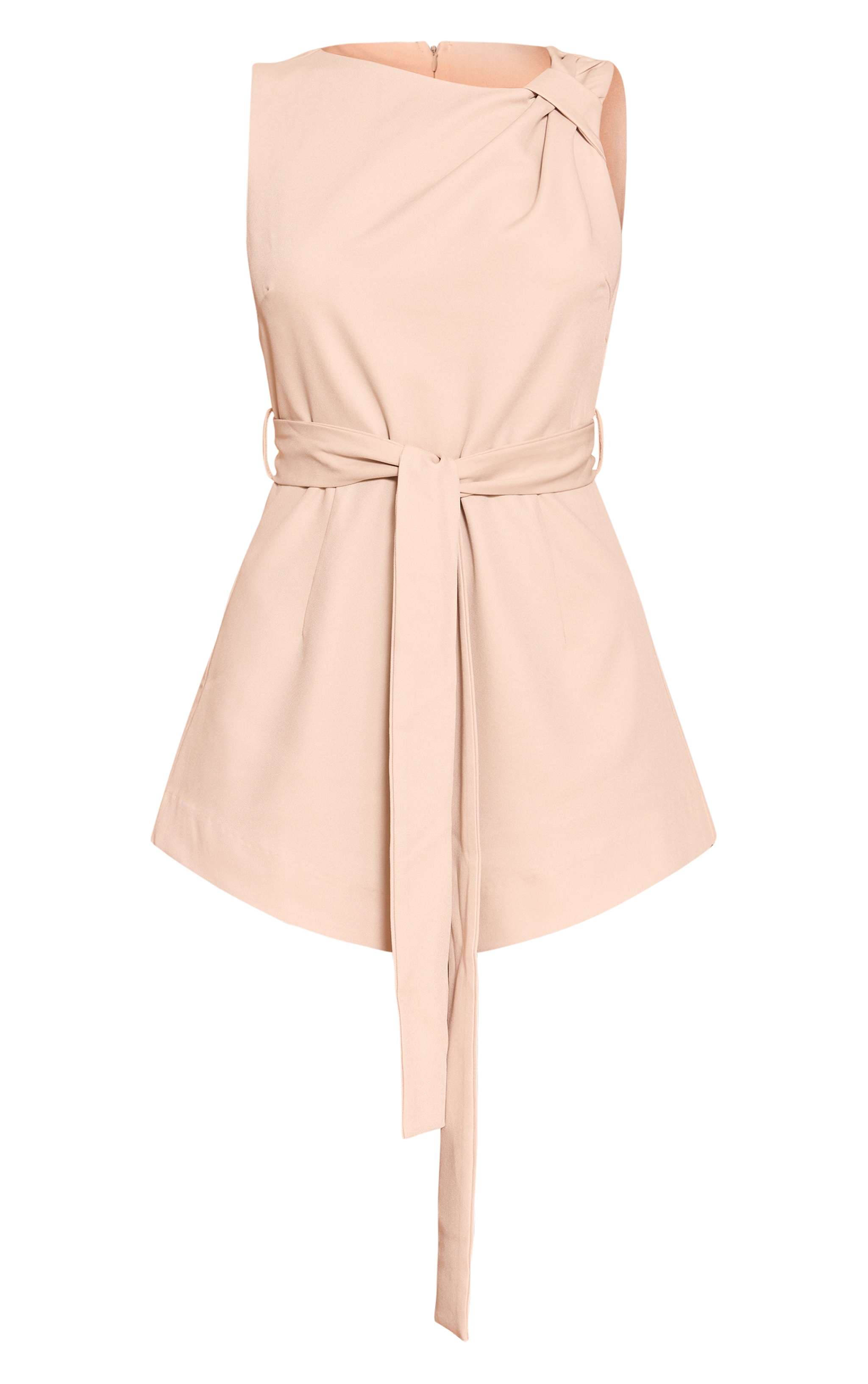 Stone Woven Tie Belt Romper image 5