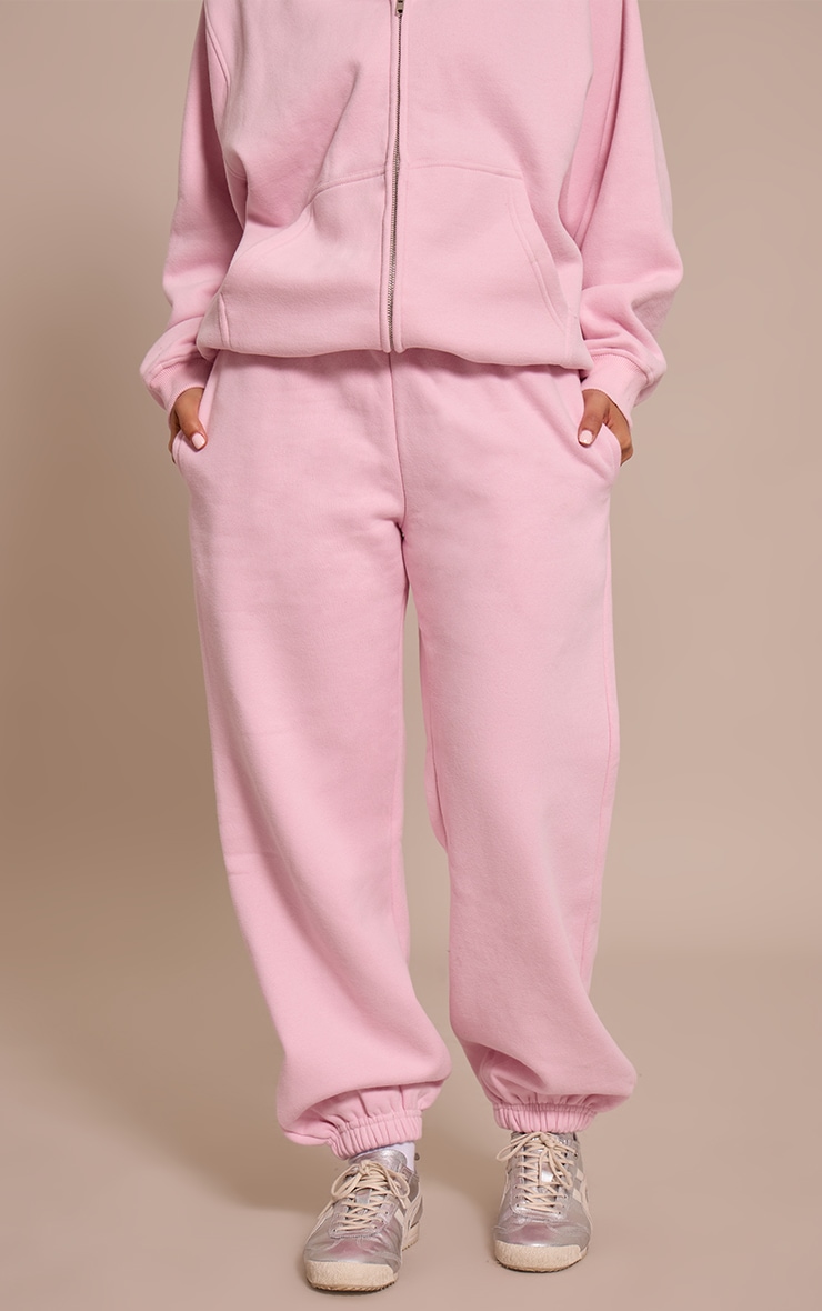 Petite Hoodie rose tendre à zip image 2