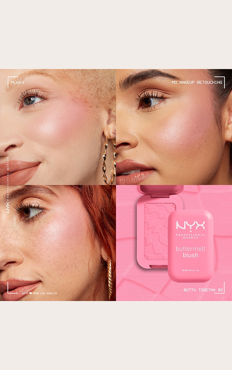 NYX PMU Buttermelt Blush - Butta Together image 4