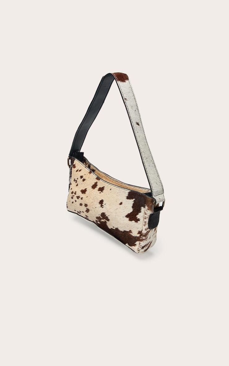 Sac en cuir véritable effet vache image 3