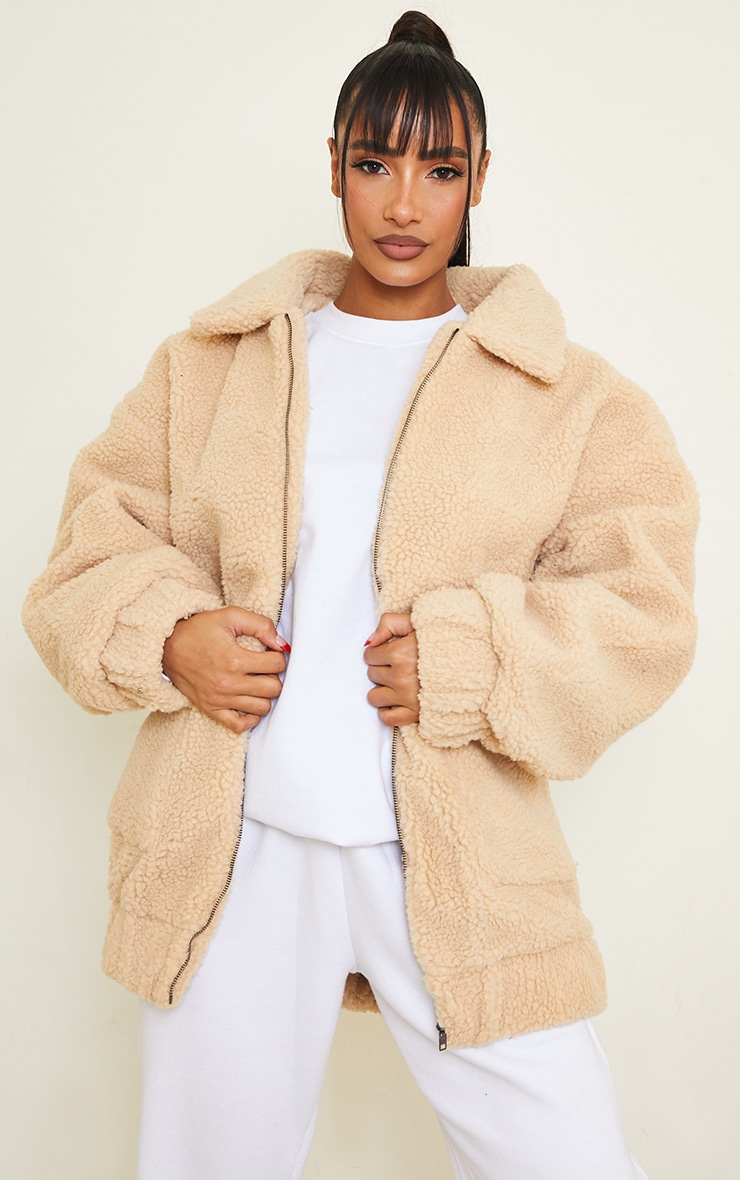 pretty little thing borg jacket