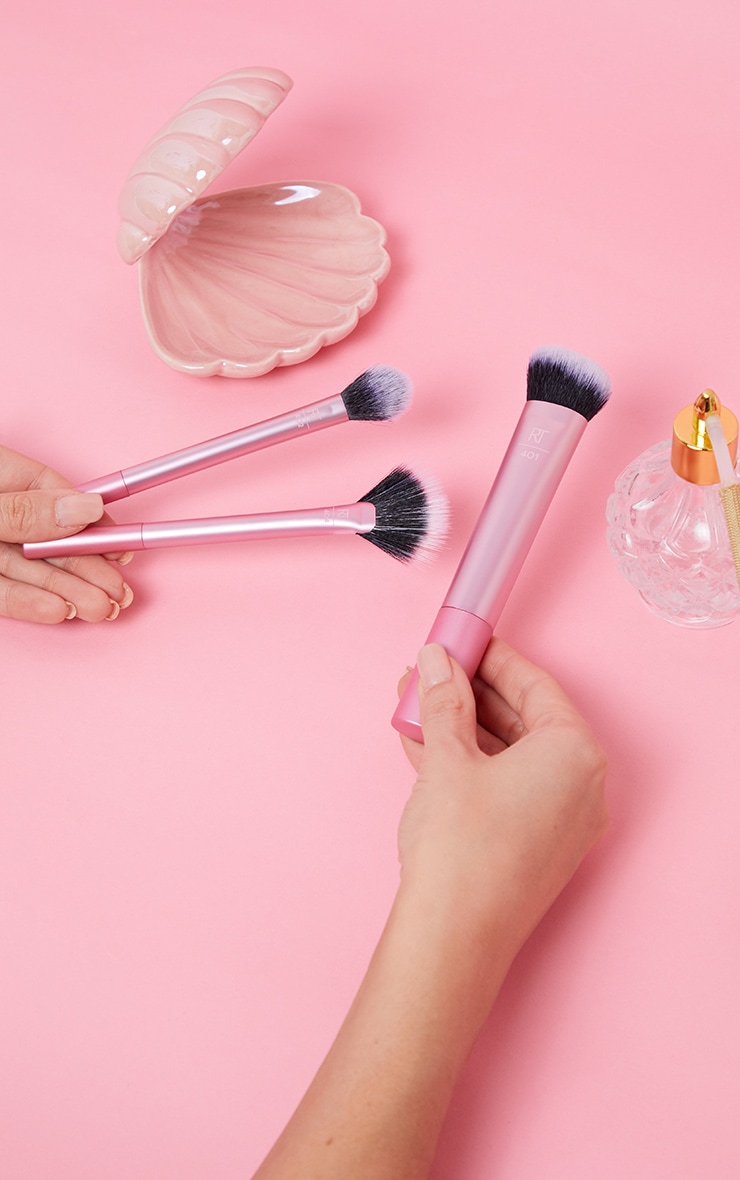 Real Techniques - Trio de pinceaux make-up sculptants avec boîte