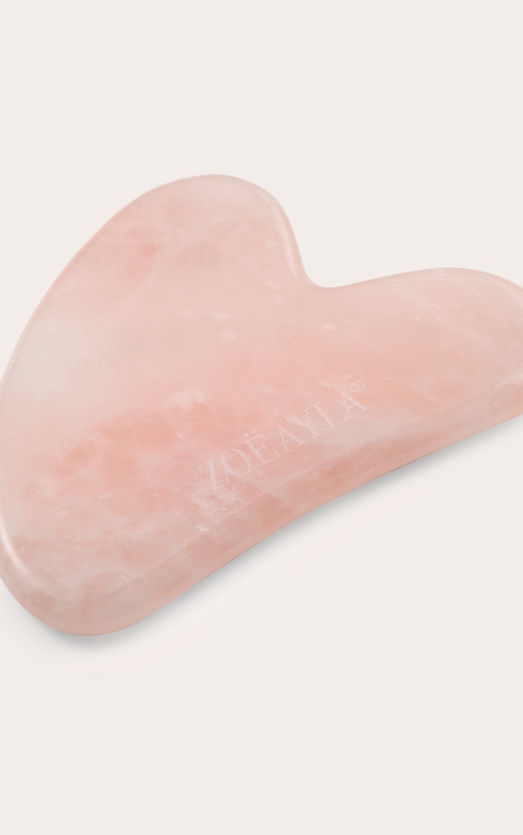 Zoe Ayla Gua sha en quartz rose image 3