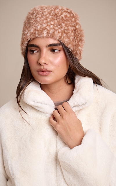 Deer Faux Fur Hat