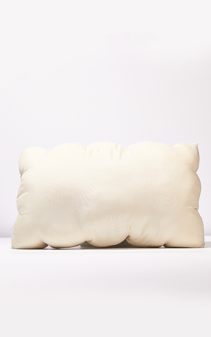 Coussin matelassé crème image 4