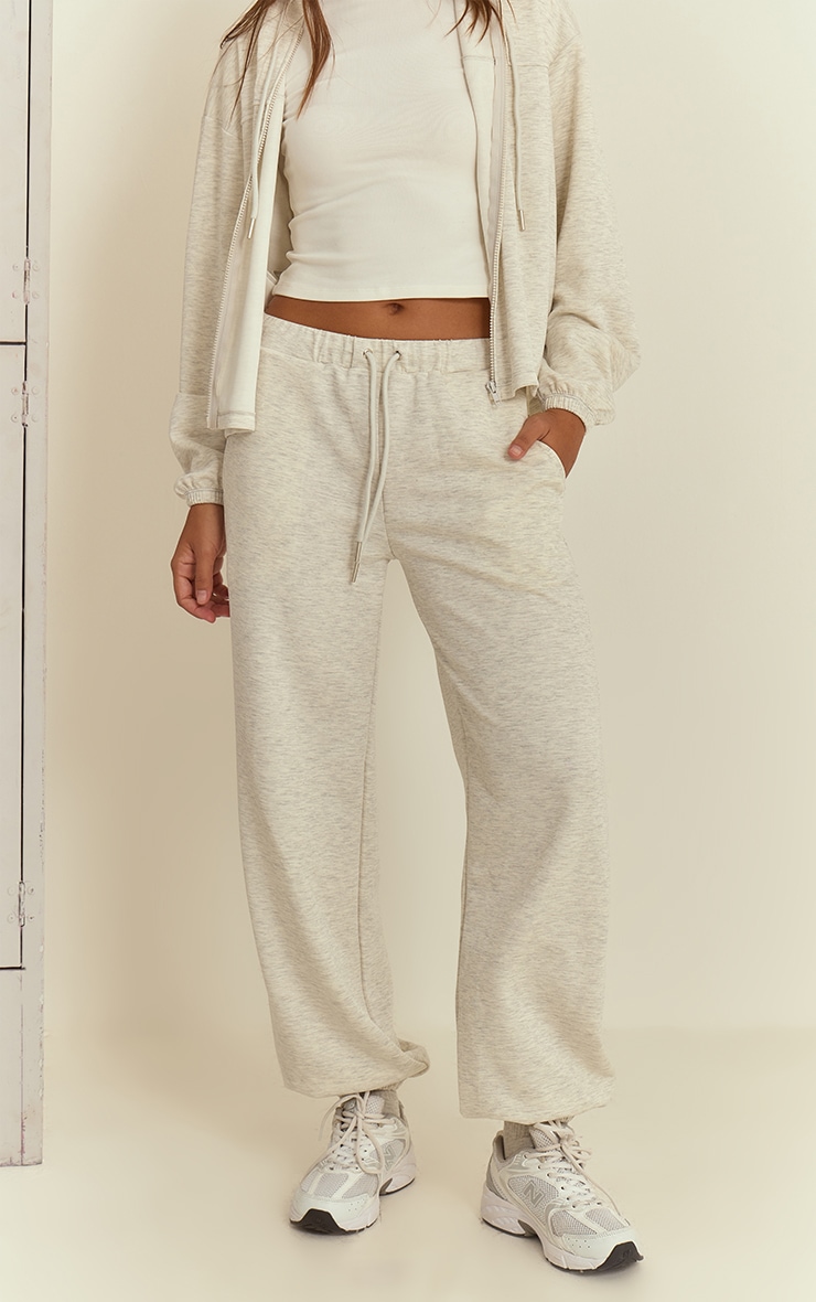 Ash Grey Super Soft Cuffed Sweatpant image 2