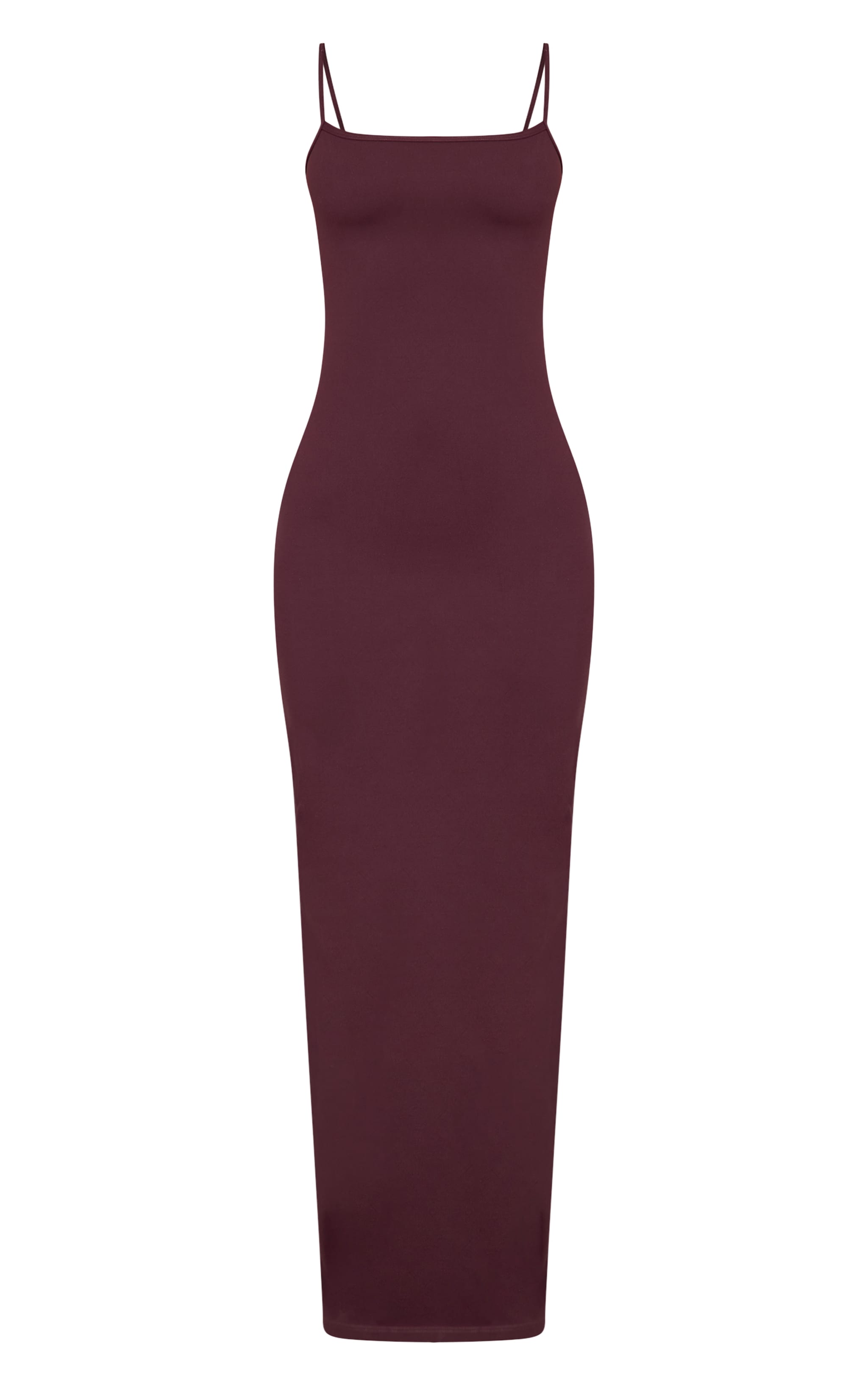 Petite Chocolate Snatched Sculpt Strappy Maxi Dress image 5