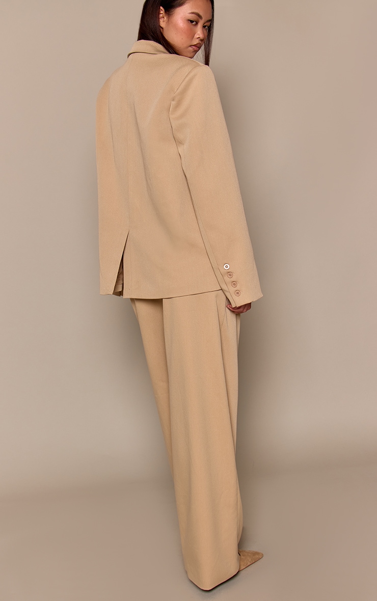 Stone Tailored Woven Wide Leg Pleated Pant image 3