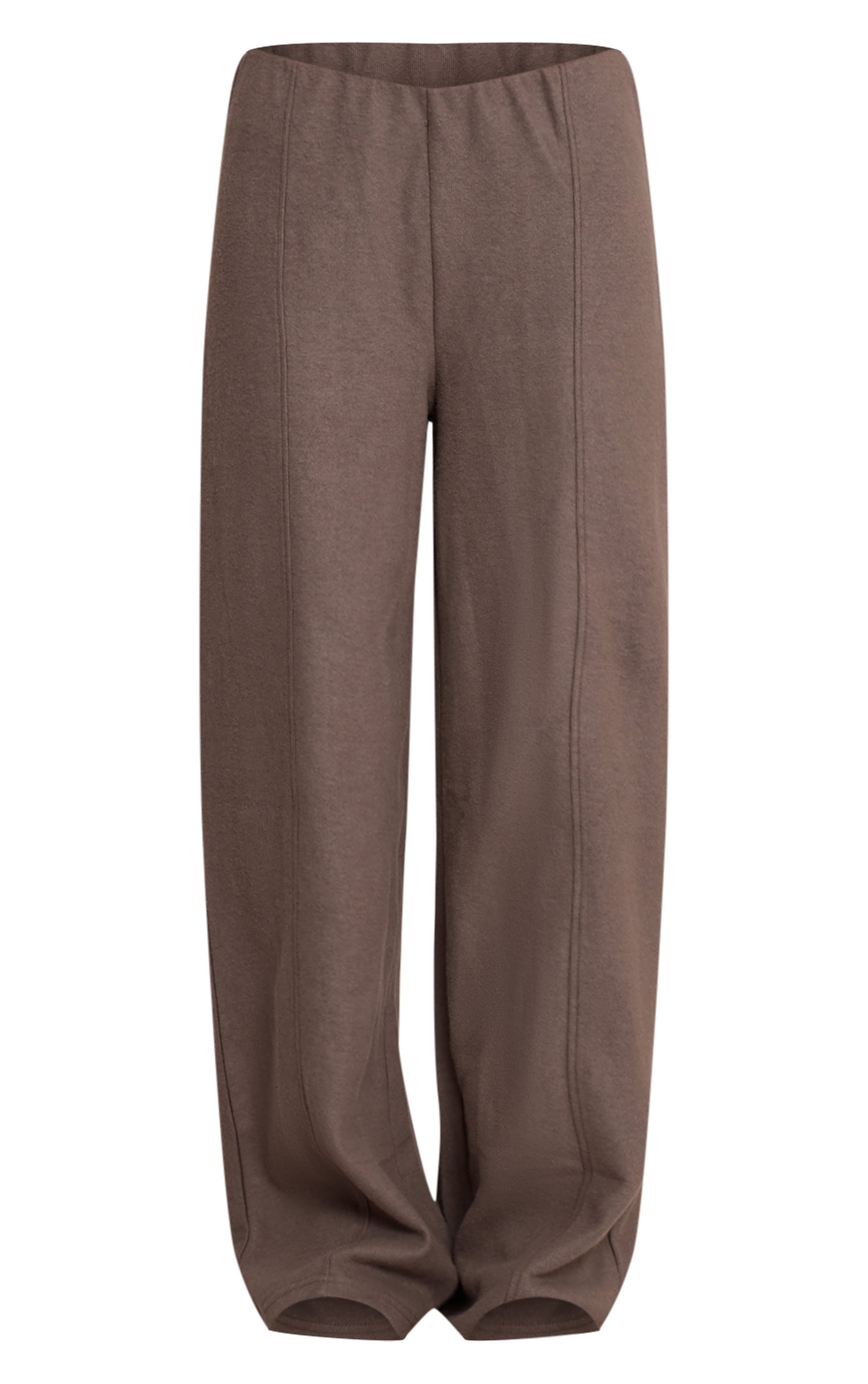 Pantalon large doux gris anthracite à pinces image 5