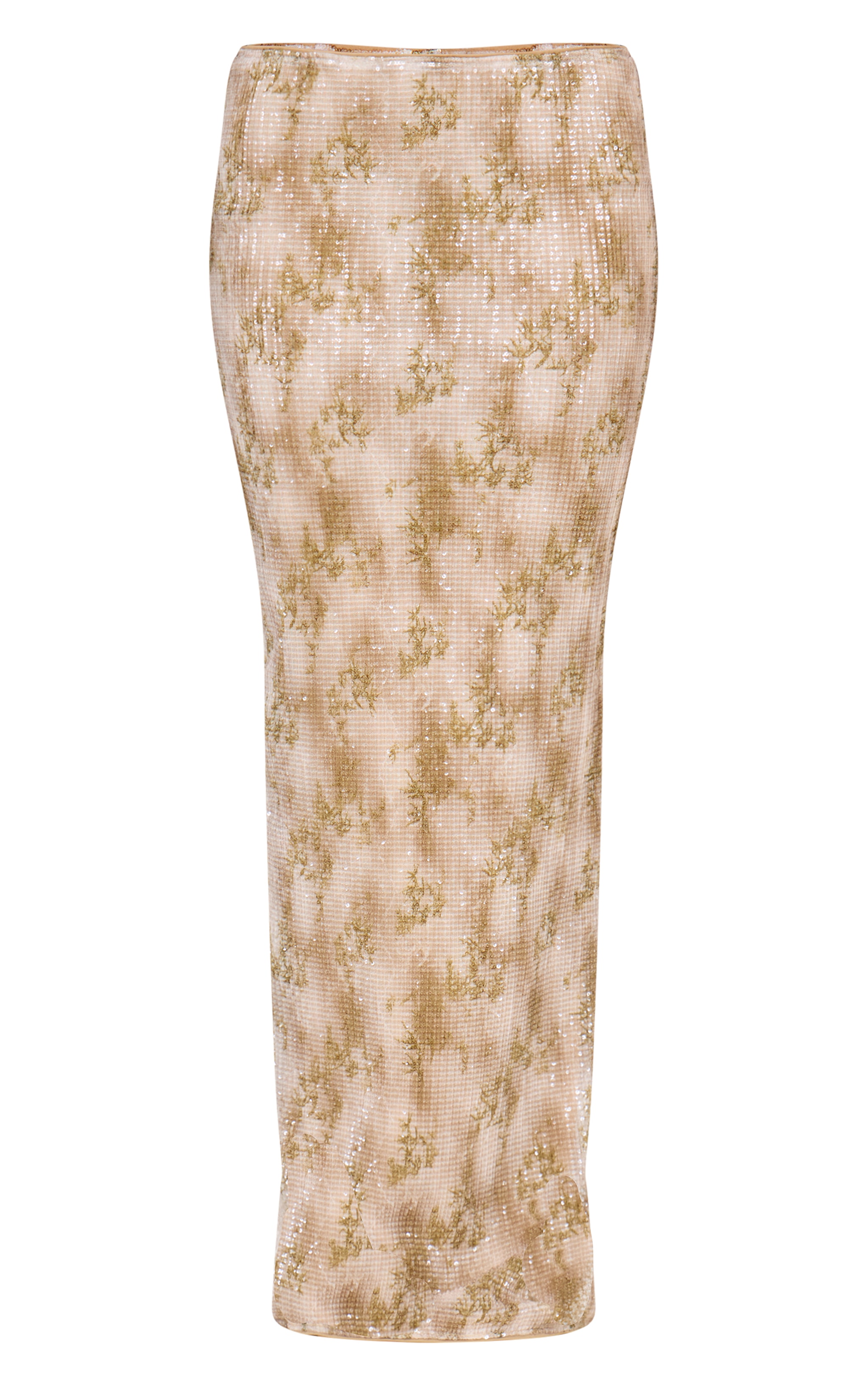 Stone Sequin Mid Rise Maxi Skirt image 5