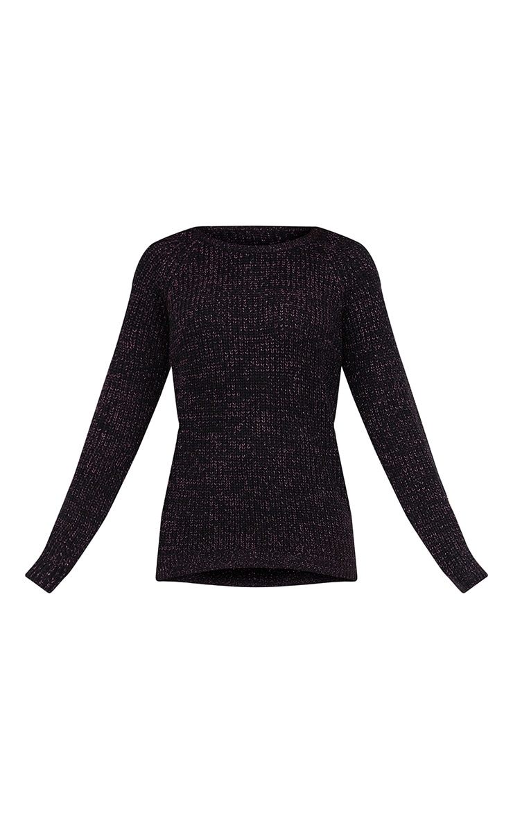 Black lurex jumper Clearance