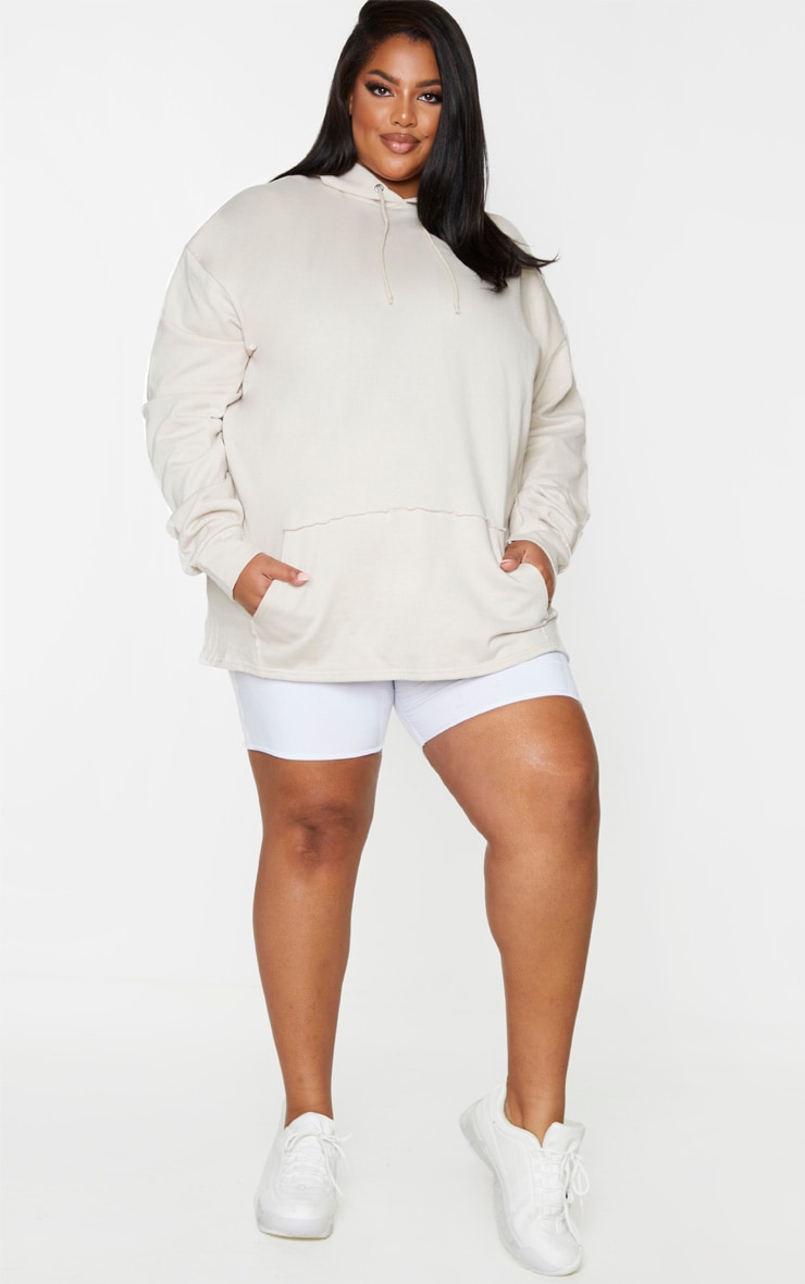 Plus Sand Oversized Hoodie