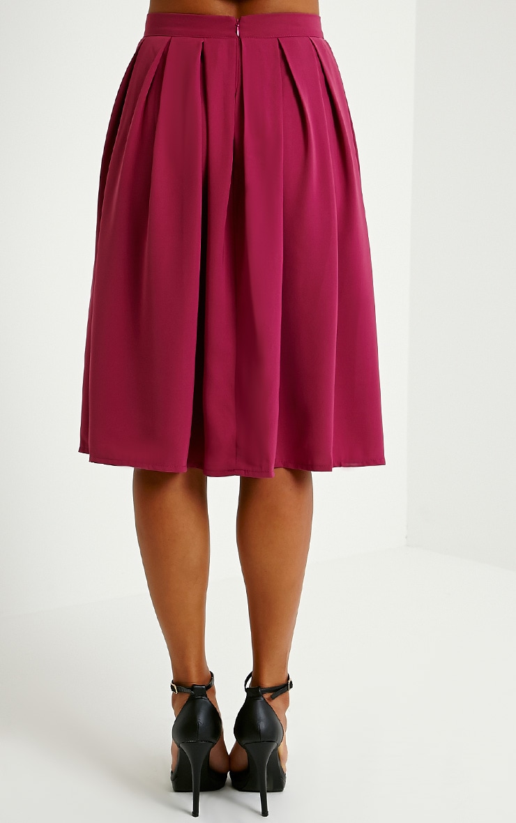Berry midi skirt clearance