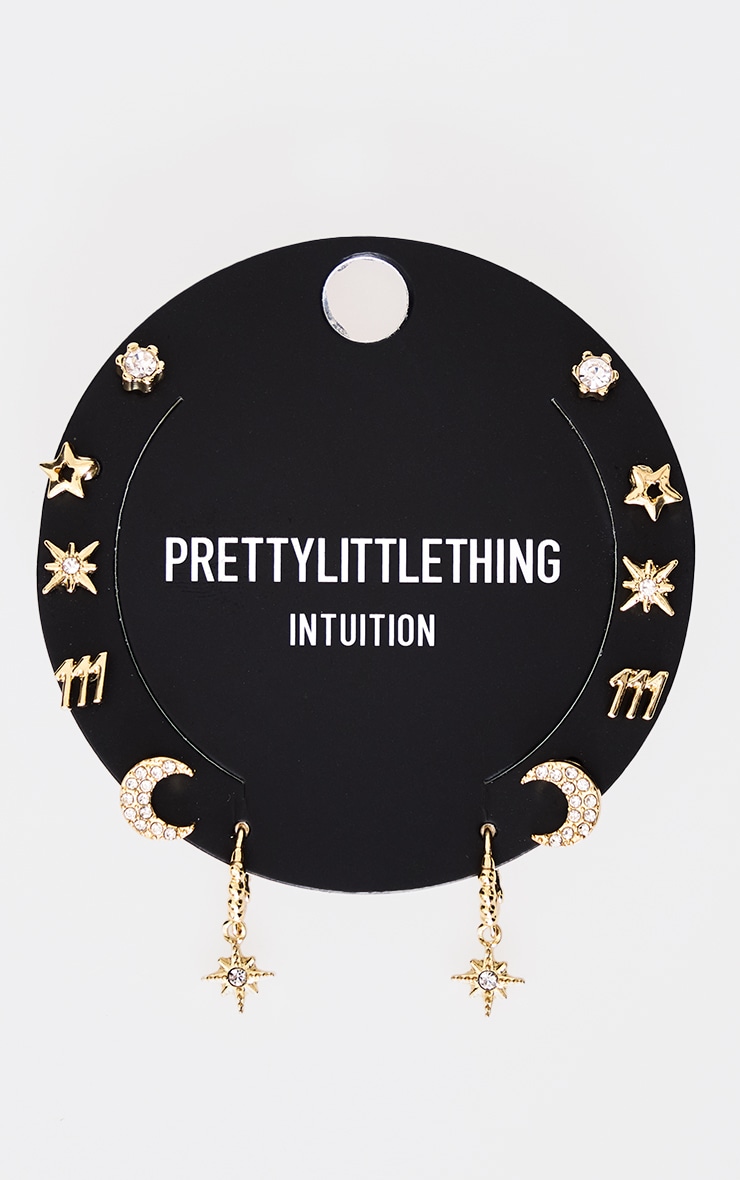 Gold Plated '111' Assorted Multipack Earrings image 3