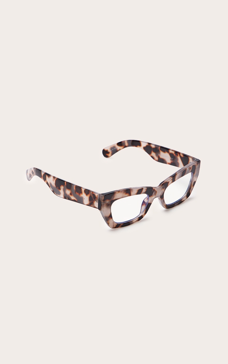 Brown Tortoiseshell Square Frame Blue Light Readers image 3