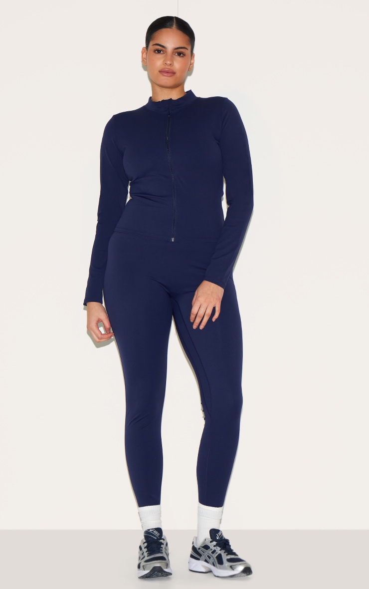 Navy Ultimate Sculpt High Waist Gym Leggings image 6