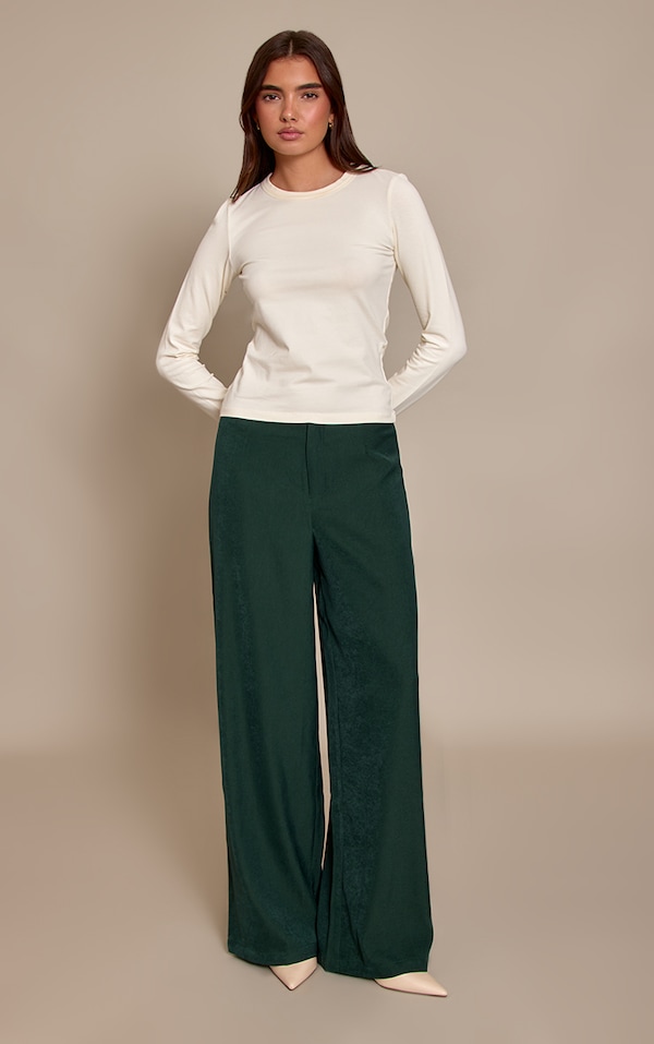 Forest Green Wide Leg Pants