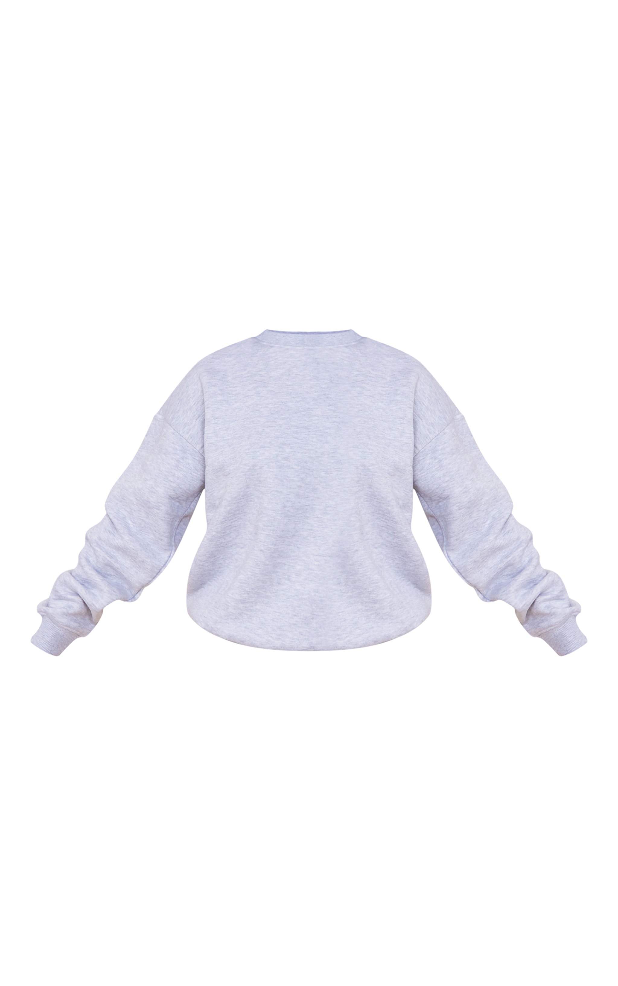 Petite Grey Marl Ultimate Oversized Sweatshirt image 5