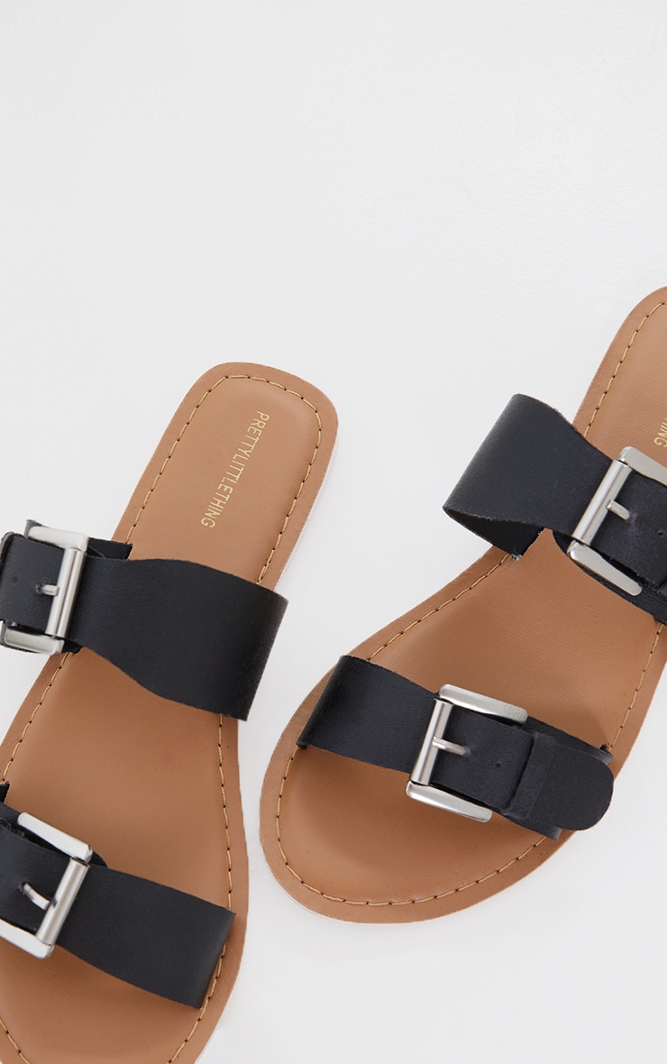 double strap mule sandals